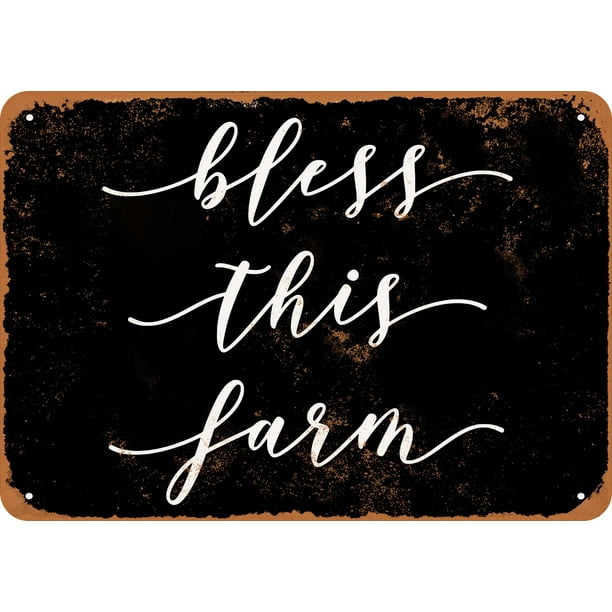Bless This Farm Metal Sign Bless This Farm Metal Sign